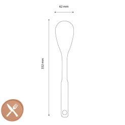 OXO - Lepel siliconen grijs