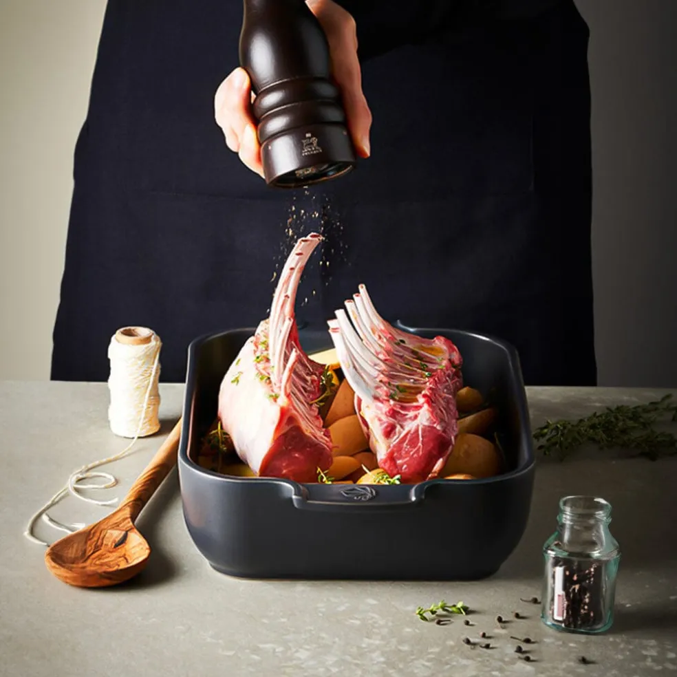 Peugeot - Appolia Ovenschaal Rechthoekig 22 cm Leisteen