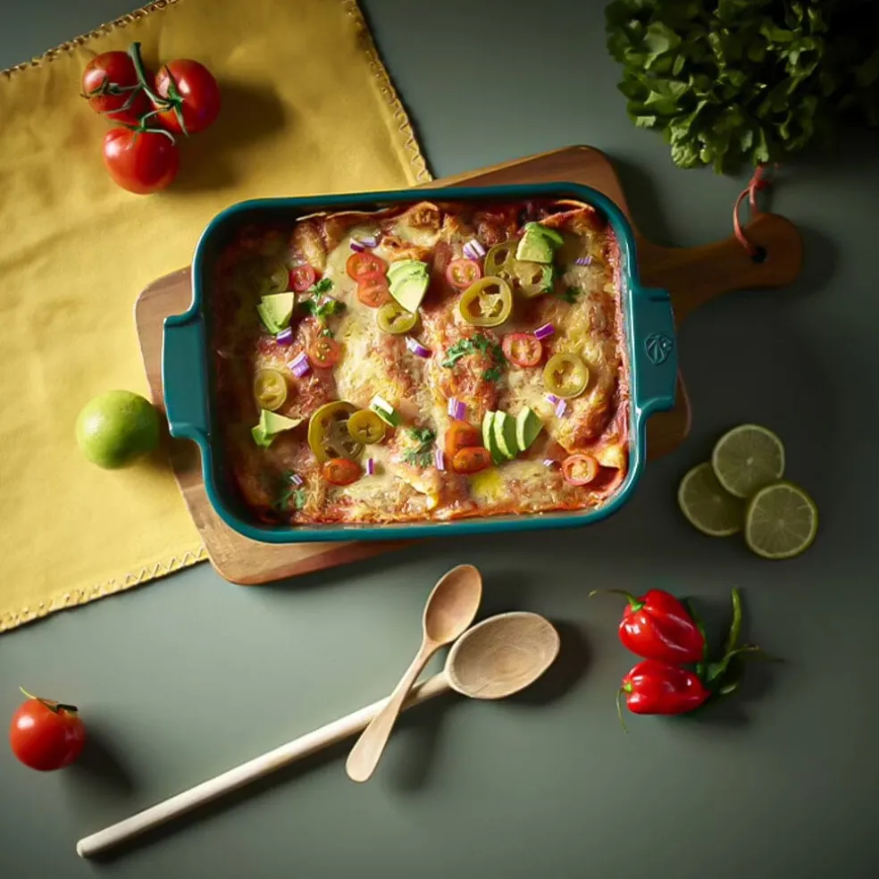 Peugeot - Appolia Ovenschaal Rechthoekig 36 cm Bosgroen