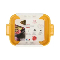 Peugeot - Appolia Ovenschaal Rechthoekig 25 cm Saffraangeel