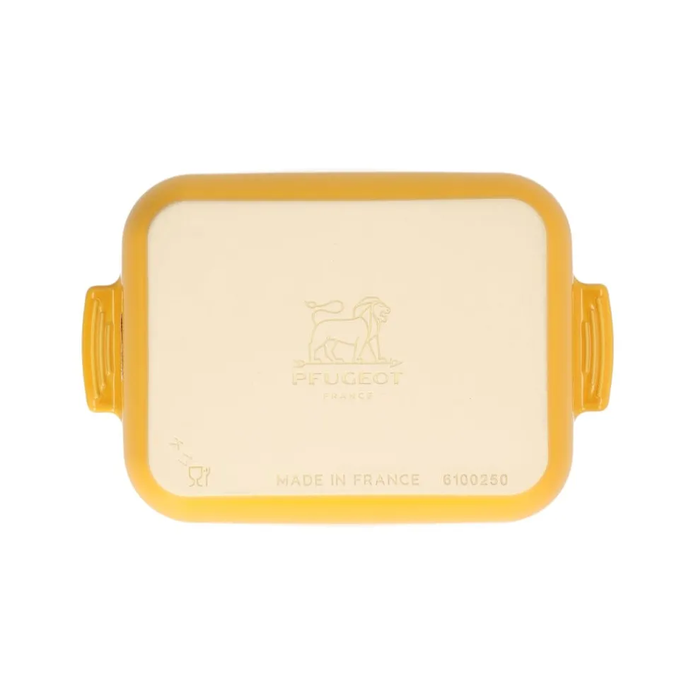 Peugeot - Appolia Ovenschaal Rechthoekig 25 cm Saffraangeel