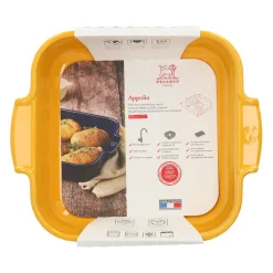 Peugeot - Appolia Ovenschaal Vierkant 28 cm Saffraangeel