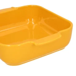 Peugeot - Appolia Ovenschaal Vierkant 28 cm Saffraangeel