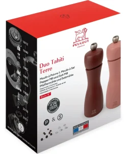 Peugeot - Duo Tahiti Peper-en Zoutmolenset Aarde 15 cm