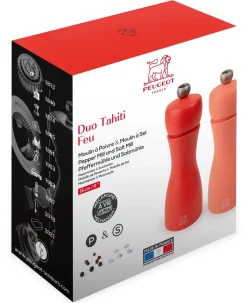 Peugeot - Duo Tahiti Peper-en Zoutmolenset Vuur 15 cm