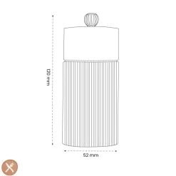 Peugeot - Line Pepermolen carbon aluminium 12cm