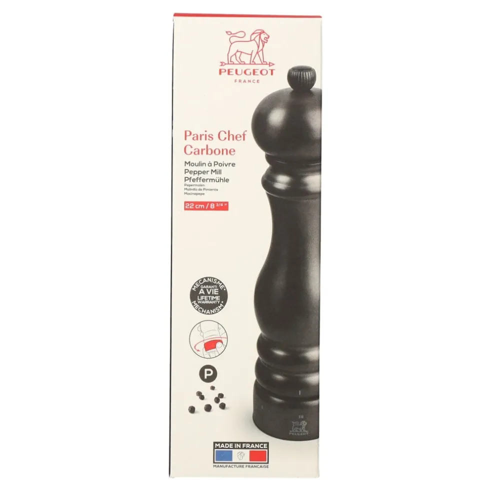 Peugeot - Paris Chef Pepermolen RVS Carbon 22 cm