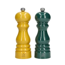 Peugeot - Paris Peper- en Zoutmolen set 18 cm Saffraangeel en Forest Groen