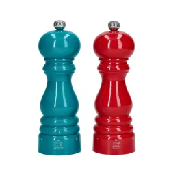 Peugeot - Paris Peper- en Zoutmolen set 18 cm Pacific Blauw en Passion Rood