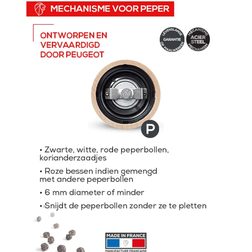Peugeot - Paris u'Select Pepermolen Chocolade 15 cm