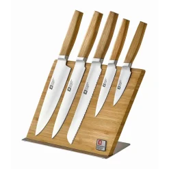 Richardson Sheffield - Nomad 5-delige Messenset met Magnetische Messenblok - Bamboe
