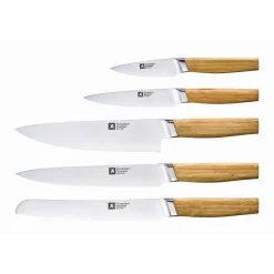 Richardson Sheffield - Nomad 5-delige Messenset met Magnetische Messenblok - Bamboe