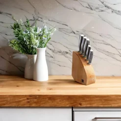 Richardson Sheffield - Sense 5-Delige Messenset met Blok - Hout