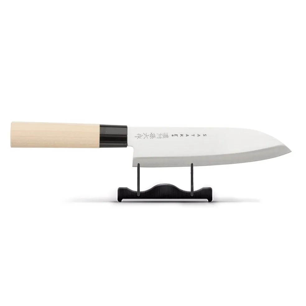Satake - Japanse santoku mes Magnolia Wood 17 cm