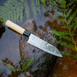 Satake - Japanse santoku mes Magnolia Wood 17 cm