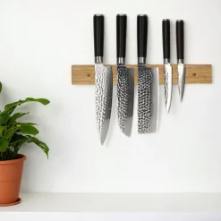 Satake - Messen Magneetstrip 35 cm - Eikenhout
