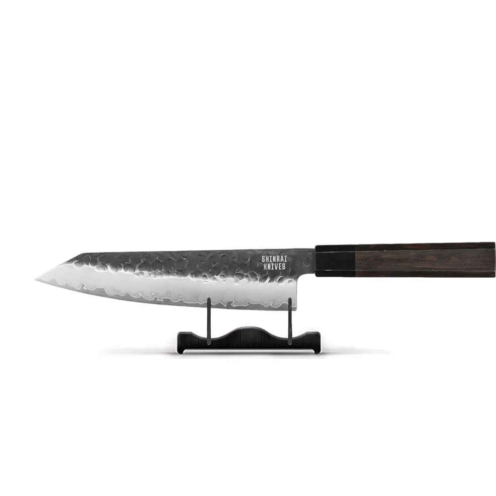 Shinrai Knives - Blackout Edition Damascus Kiritsuke 20 cm