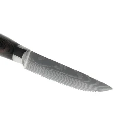 Shinrai Knives - Damascus Print 4 Steakmessen 12 cm