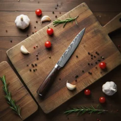Shinrai Knives - Damascus Print 9-delige Messenset