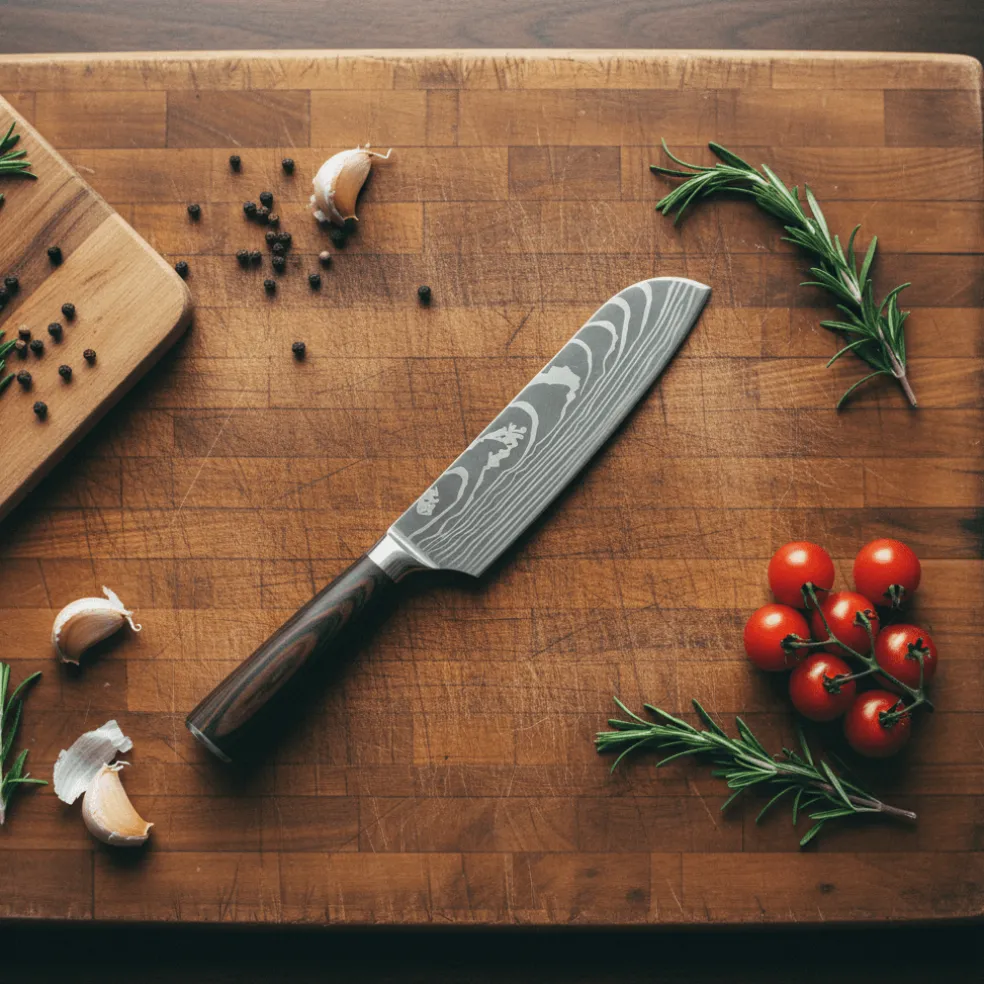 Shinrai Knives - Damascus Print 13-delige Messenset - Master collection XL set