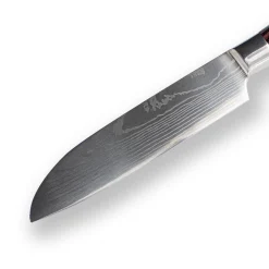 Shinrai Knives - Damascus Print Santoku mes 13 cm