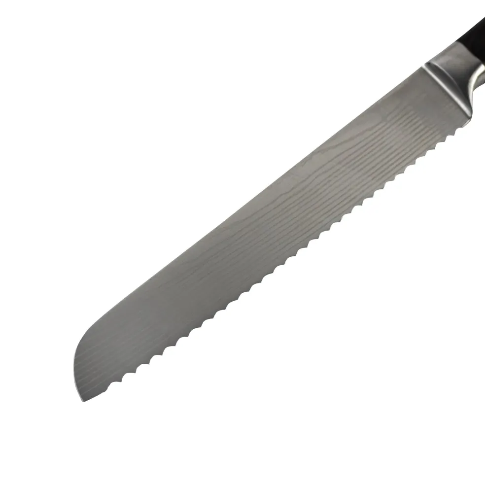 Shinrai Knives - Damascus Print Broodmes 20 cm
