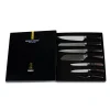 Shinrai Knives - Damascus Print 7-delige Messenset + Messenblok Stans