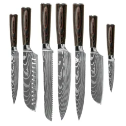 Shinrai Knives - Damascus Print Mega Bundel - All you need