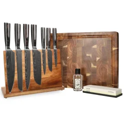 Shinrai Knives - Damascus Print Mega Bundel - All you need