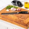 Shinrai Knives - Damascus Print Onyx 9-delige Messenset + Messenblok Robur