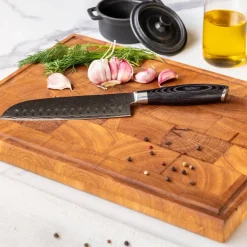 Shinrai Knives - Damast Pakka Wood 6-delige Messenset