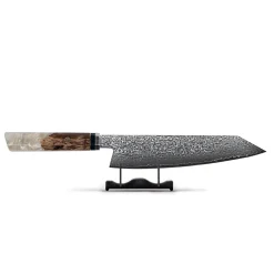 Shinrai Knives - Diamond Octagon Damascus Kiritsuke mes 23 cm - Special Edition