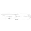 Shinrai Knives - Eclipse Series Damascus Steakmes 13 cm