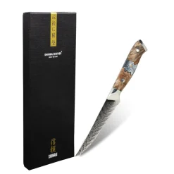 Shinrai Knives - Eclipse Series Damascus Steakmes 13 cm