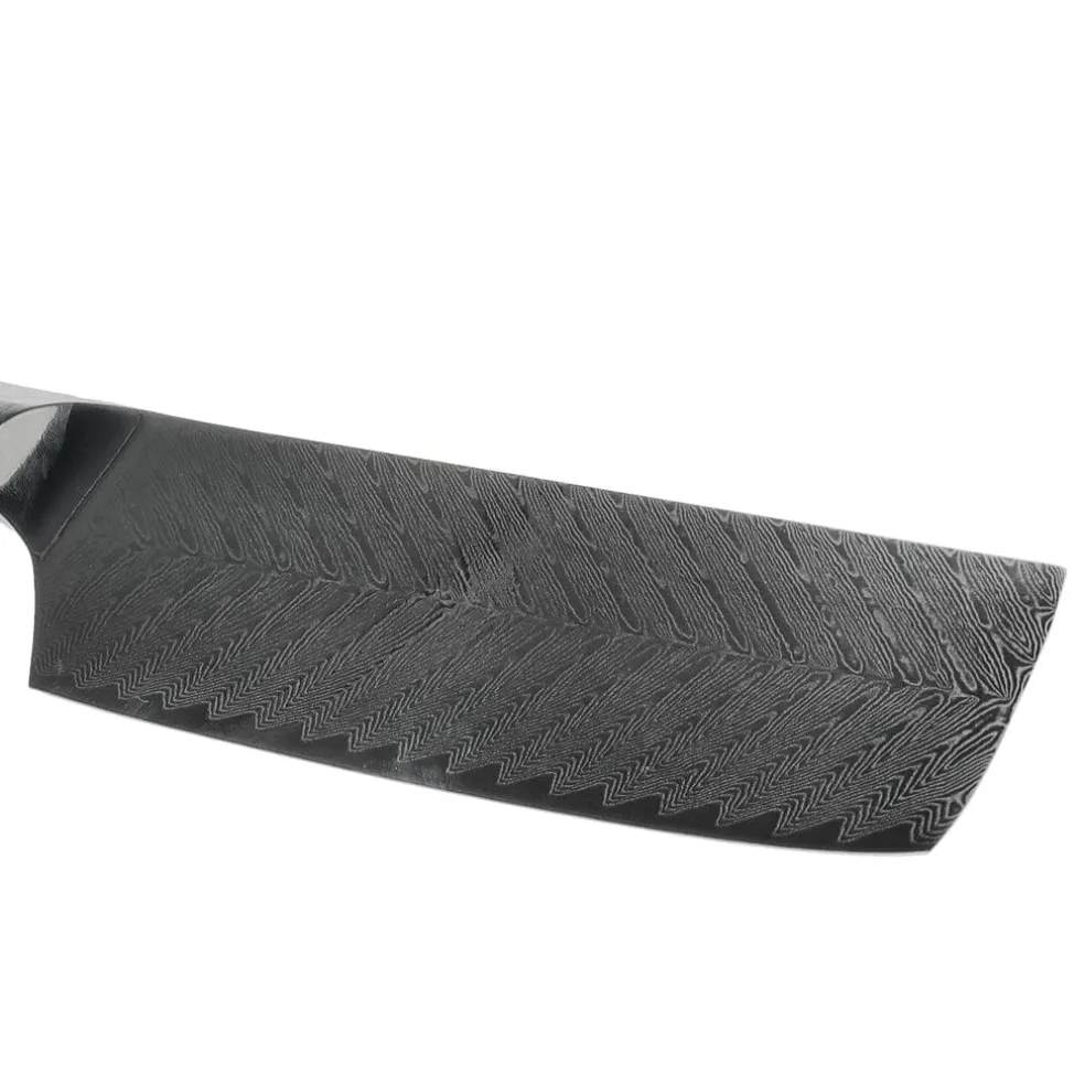 Shinrai Knives - Eclipse Series Damascus Nakirimes 18 cm
