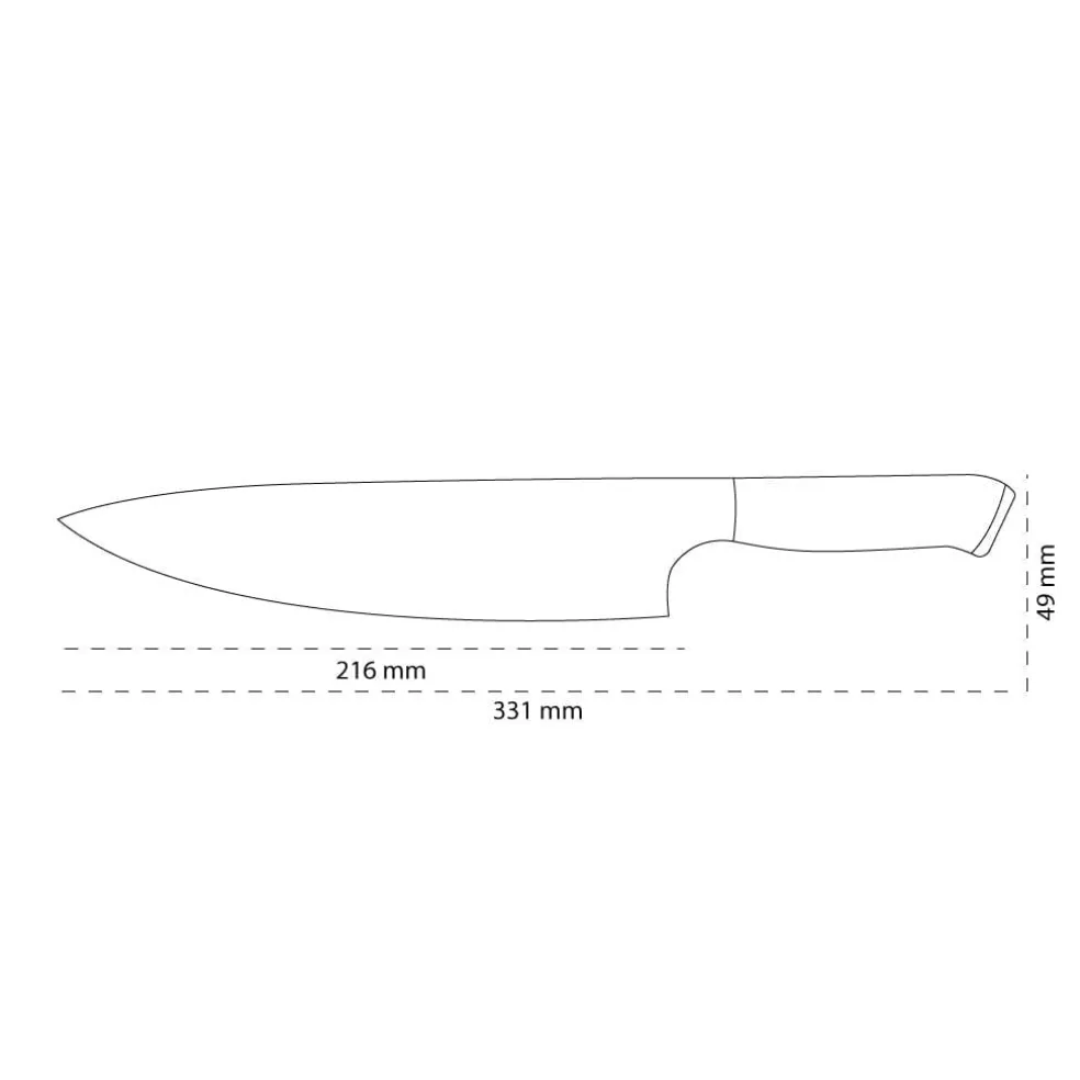 Shinrai Knives - Eclipse Series Damascus Koksmes 20 cm