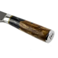 Shinrai Knives - Epoxy Onyx Damascus Koksmes 20 cm