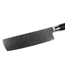 Shinrai Knives - Epoxy Onyx Damascus Nakiri mes 18 cm