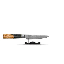 Shinrai Knives - Epoxy Onyx 6-delige Messenset + Messenblok Robur
