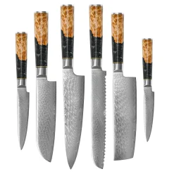 Shinrai Knives - Epoxy Onyx Mega Bundel - All you need