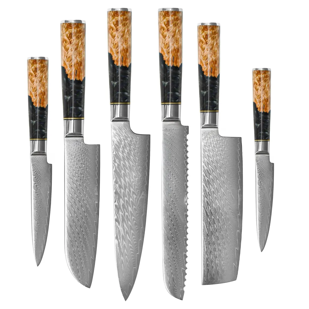 Shinrai Knives - Epoxy Onyx Mega Bundel - All you need