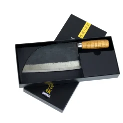 Shinrai Knives - Hakmes Bruin - 19 cm