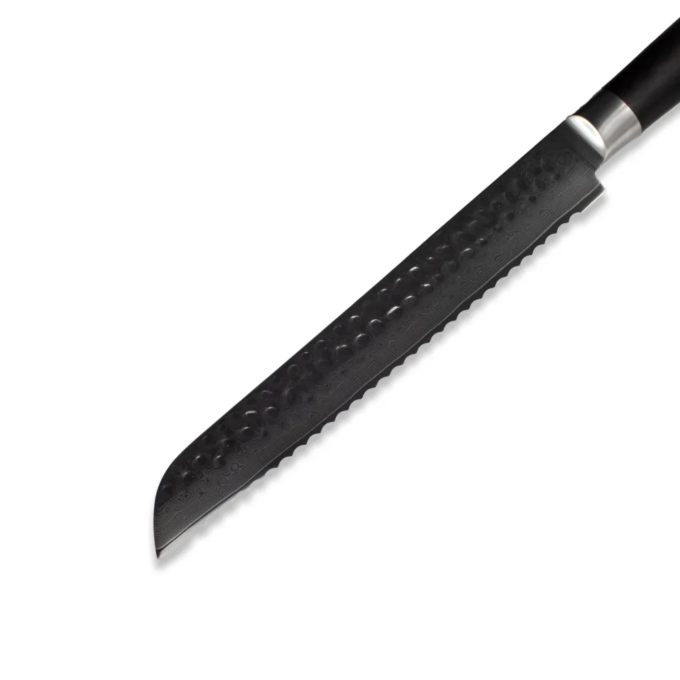 Shinrai Knives - Hammered Damast BR Broodmes 20 cm