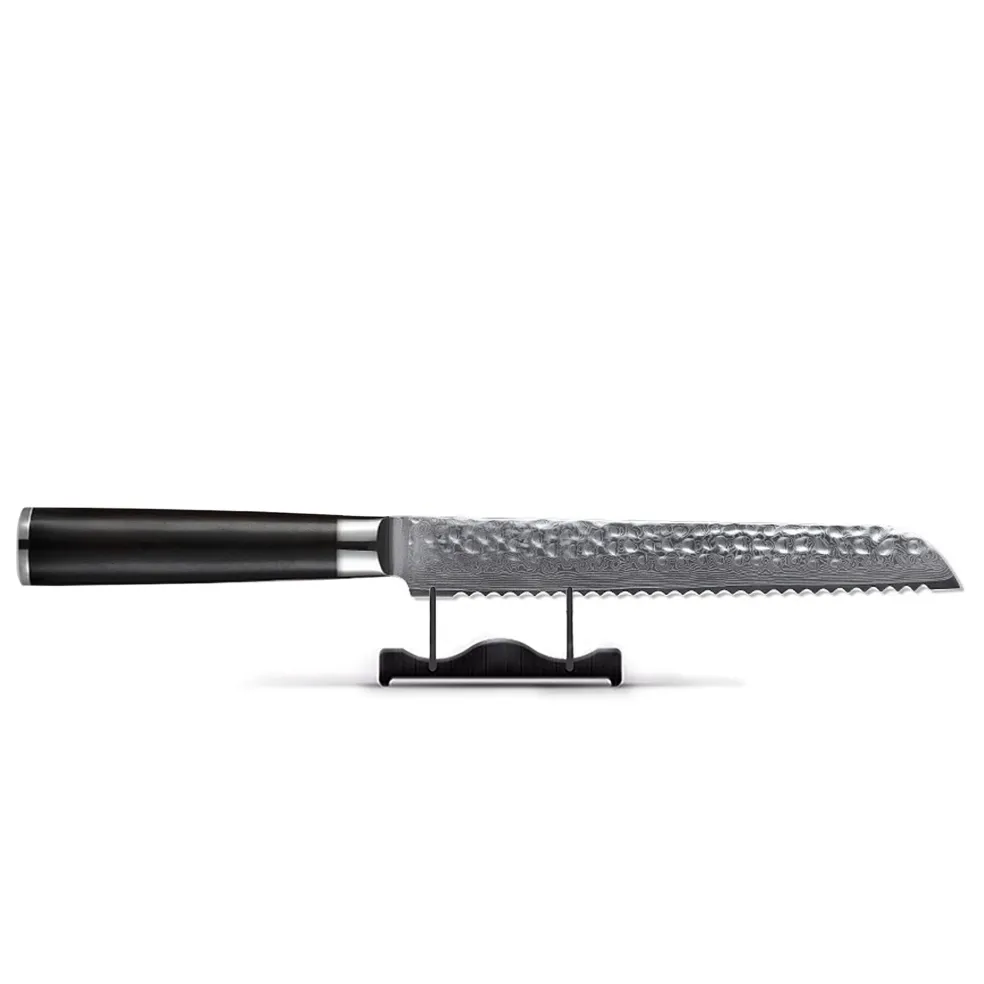 Shinrai Knives - Hammered Damast BR Broodmes 20 cm
