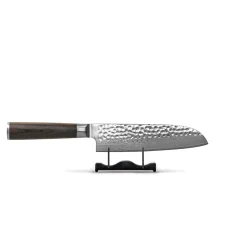 Shinrai Knives - Hammered Damast BR 5-delige Messenset + Messenblok + Slijpsteen