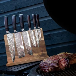 Shinrai Knives - Hammered RVS 6-delige Messenset