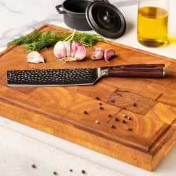 Shinrai Knives - Hammered RVS - 3-delige Messenset