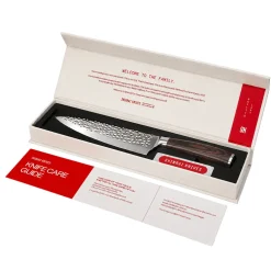 Shinrai Knives - Hammered RVS - 3-delige Messenset