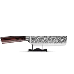 Shinrai Knives - Hammered RVS Nakiri 18 cm