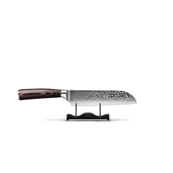 Shinrai Knives - Hammered RVS Santoku mes 13 cm